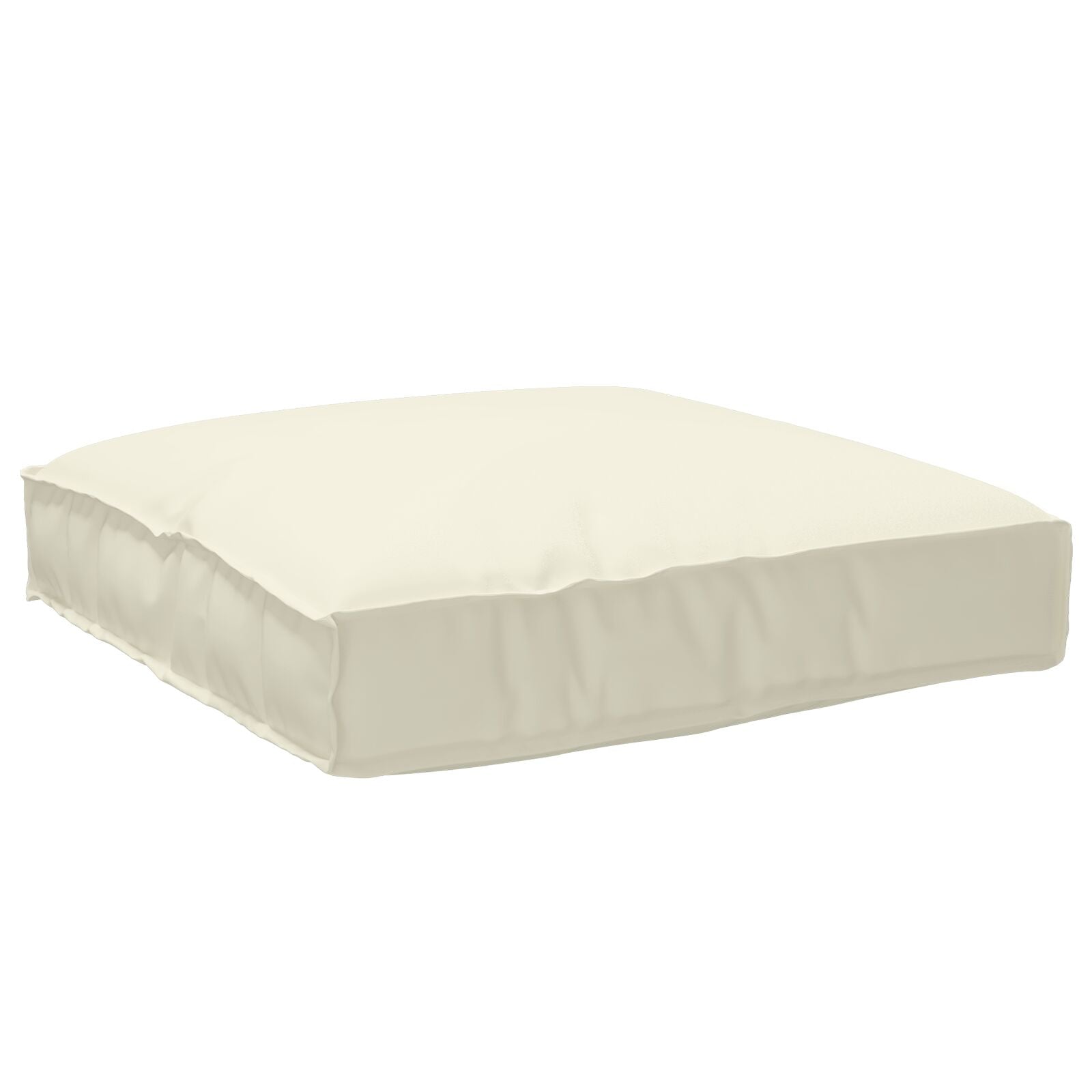 Palletkussen Voor Zit 80X80X12 Cm Oxford Stof Crème