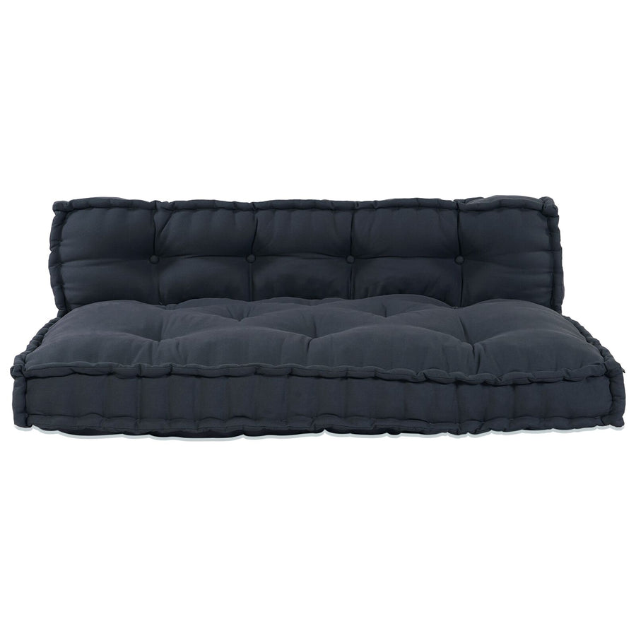 Pallet Sofa Kussen Met Rugleuning - Tafstof Anthraciet 2x kussen