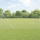 Hekwerk 140x10000 cm gegalvaniseerd staal grijs