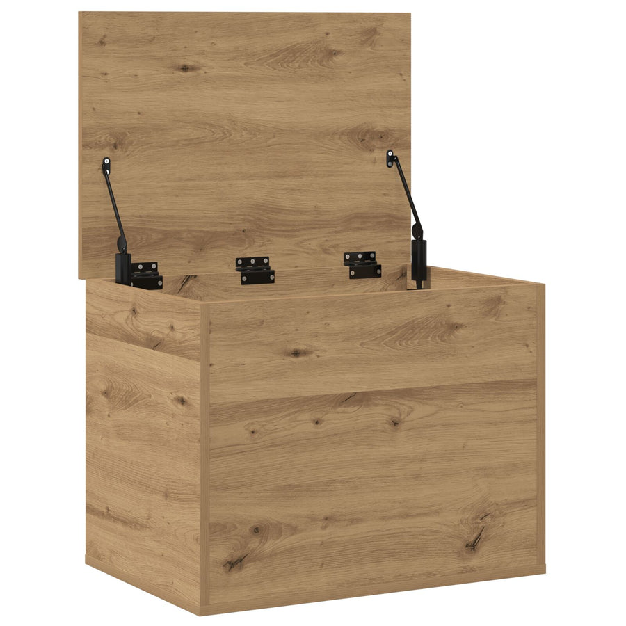 Opbergdoos Met Deksel Artisan Eiken 60X42X46 Cm Gelaagd Hout