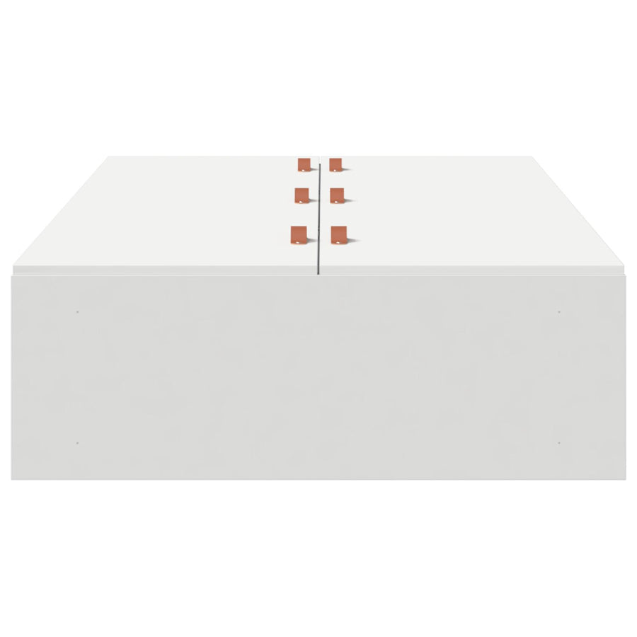 Opbergbedframe Wit 90 x 190 cm