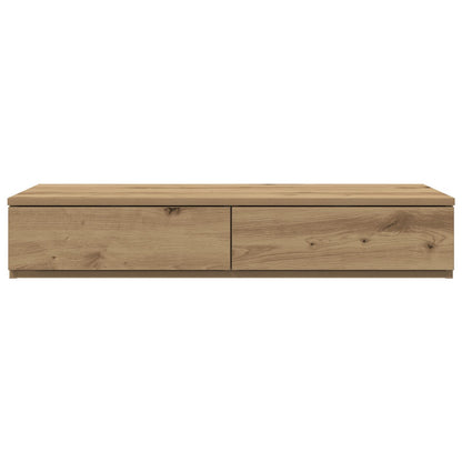 Bedladen 90X36,5X16,5 Cm Behandeld Hout Artisan eiken 90 x 36.5 x 16.5 cm