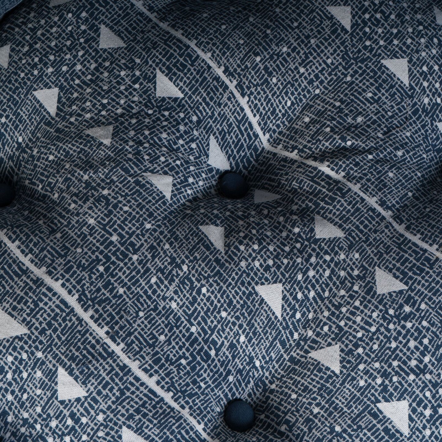 Modulaire Poef Indigo 70X70X36 Stof Indigo Print 70 x 70 x 36 cm Lounge bank