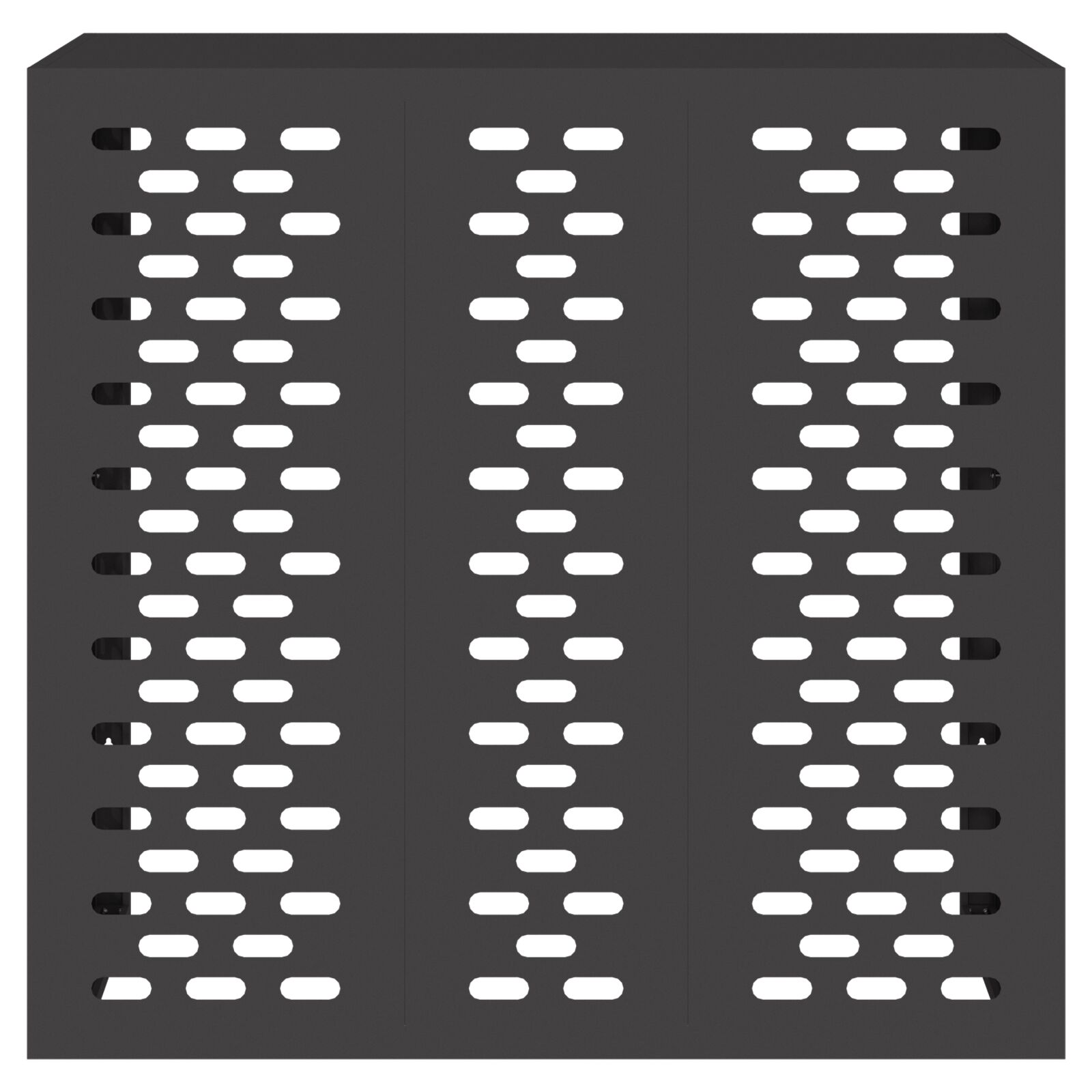 Airco Hoes - , Zwart 110 x 50 x 105 cm