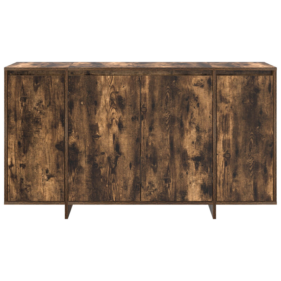 Gerookt Eiken Dressoir Gerookt Eiken Hout 135 X 41 X 75 Cm Opslag