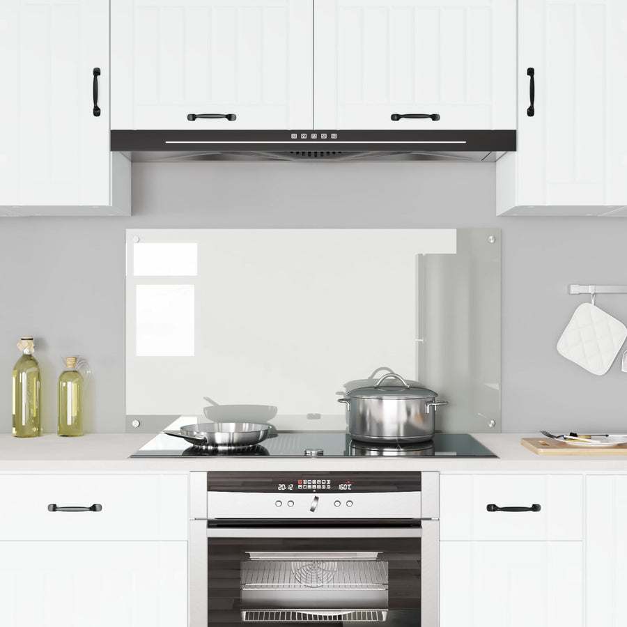 Keuken Wandpaneel 110X60X0,6 Cm Veilig Glas Transparant 110 x 60 cm