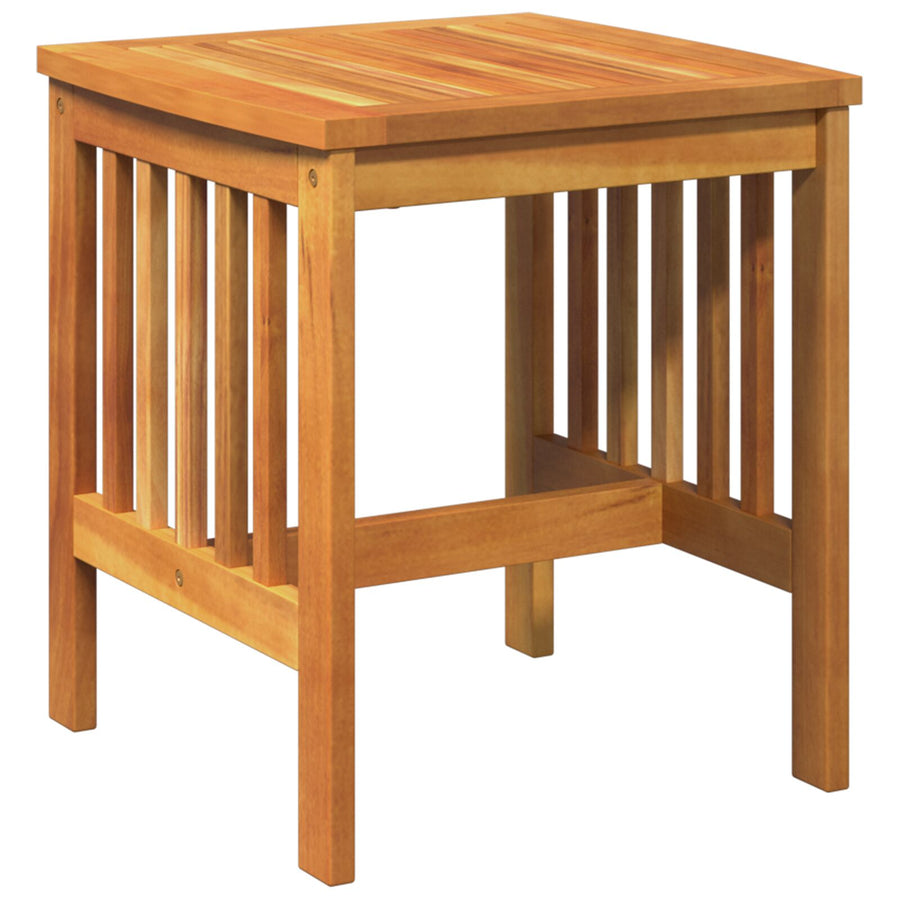 3-Delige Tuin Lounge Set Met Kussens Van Massief Acaciahout Crème wit 2 fauteuils + tafel