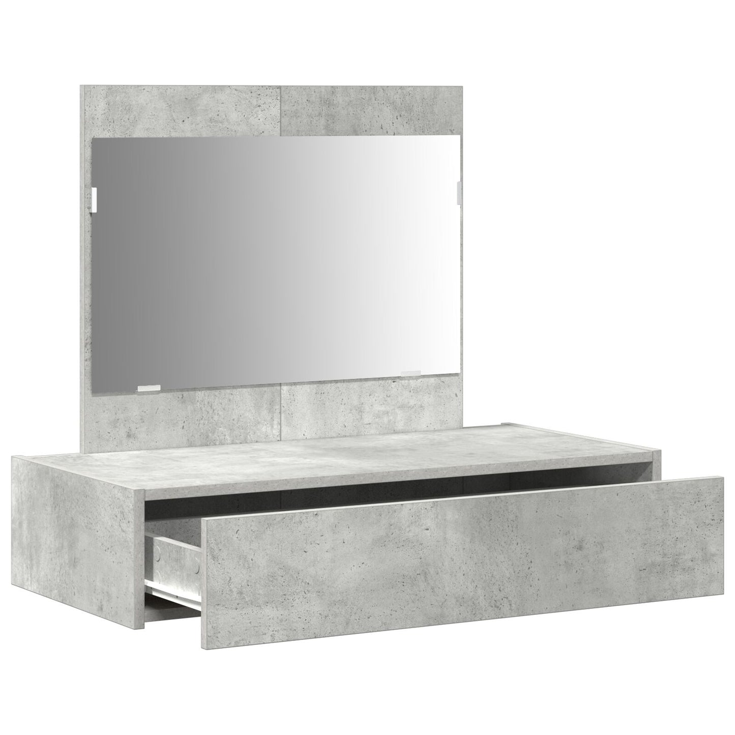 Wandkaptafel 83 x 40 x 70 cm Betonnen Grijs zonder LED