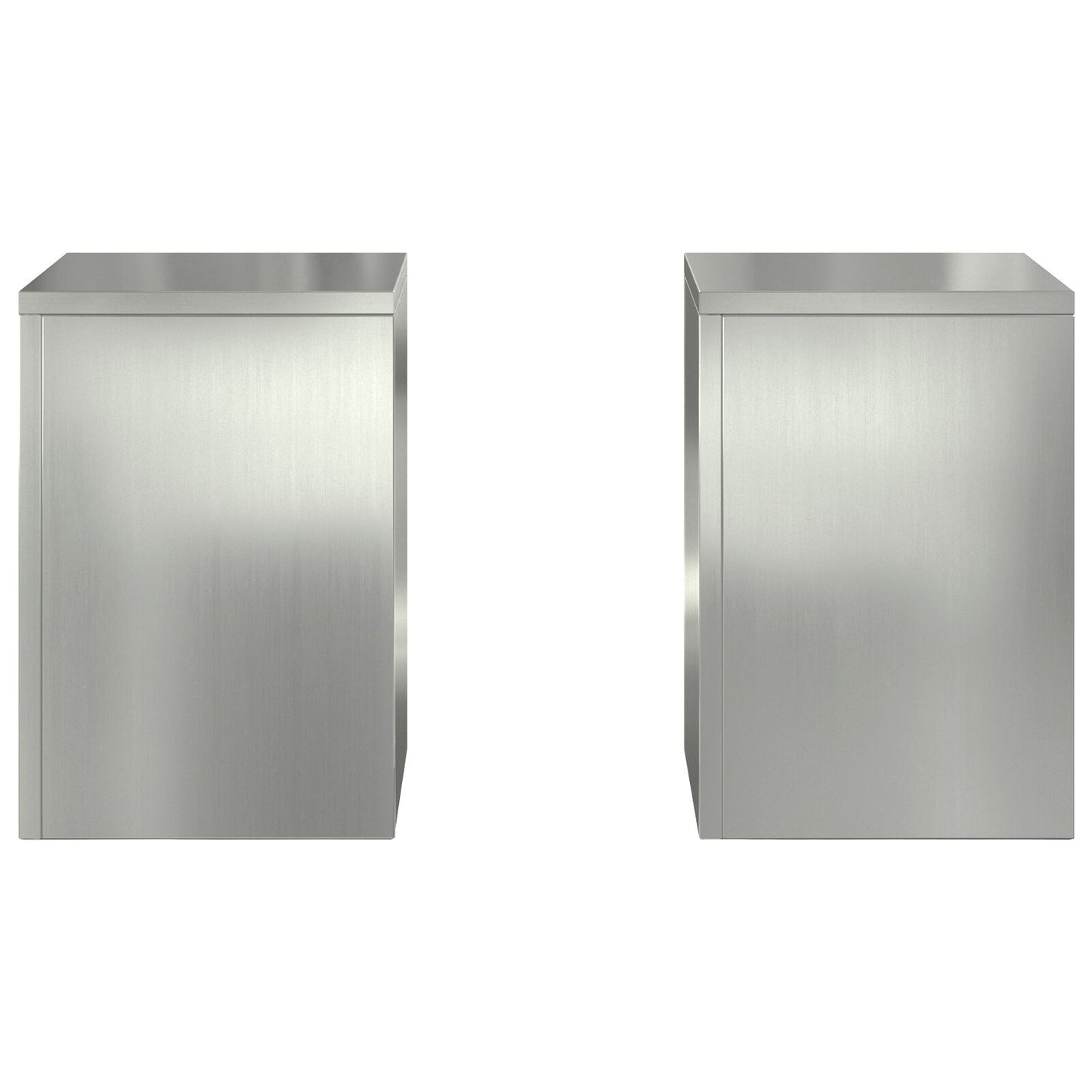 Buiten Plantenstandaards Pilar 2 Stuks 24X24X35 Cm Gegalvaniseerd staal 2x (35 cm)