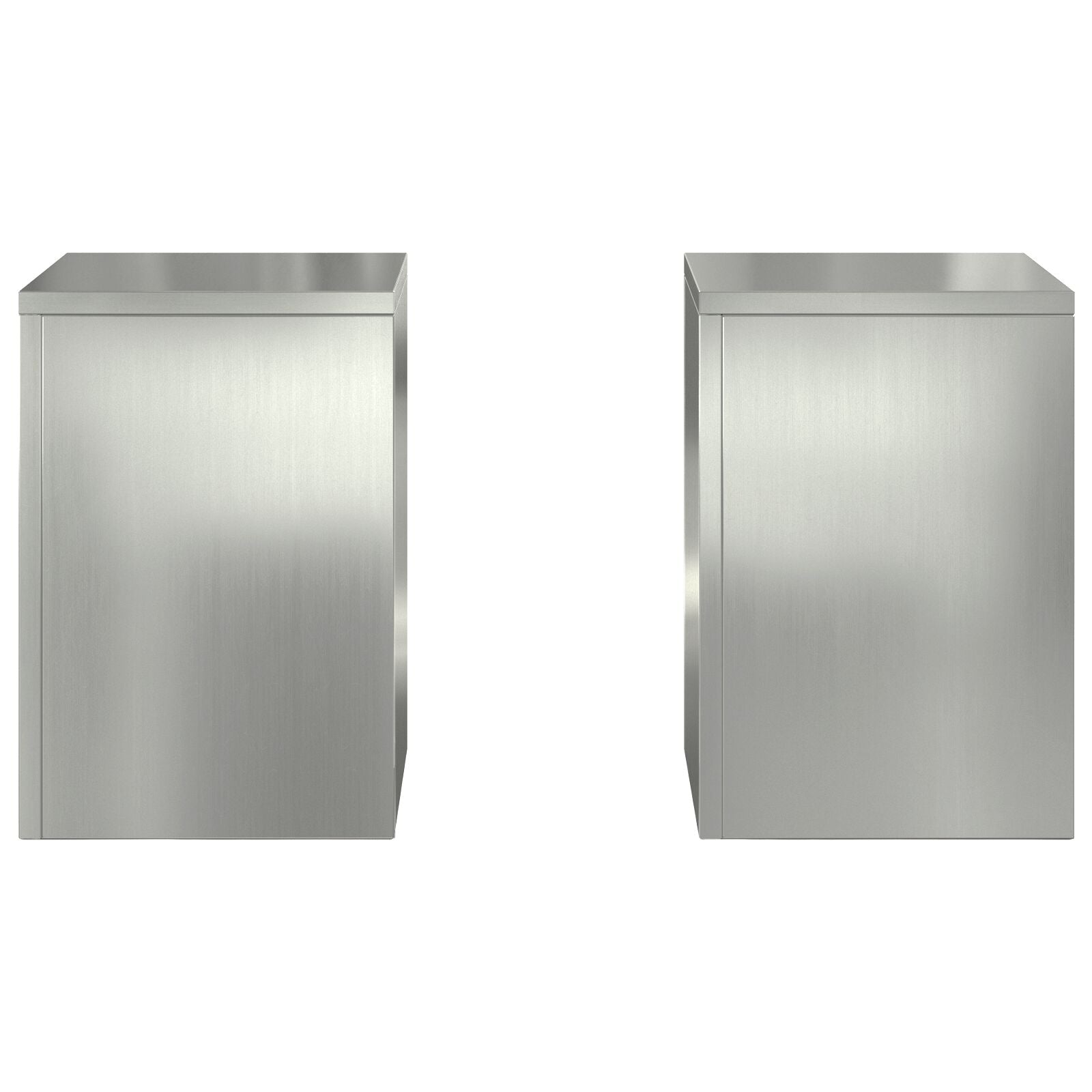 Buiten Plantenstandaards Pilar 2 Stuks 24X24X35 Cm Gegalvaniseerd staal 2x (35 cm)
