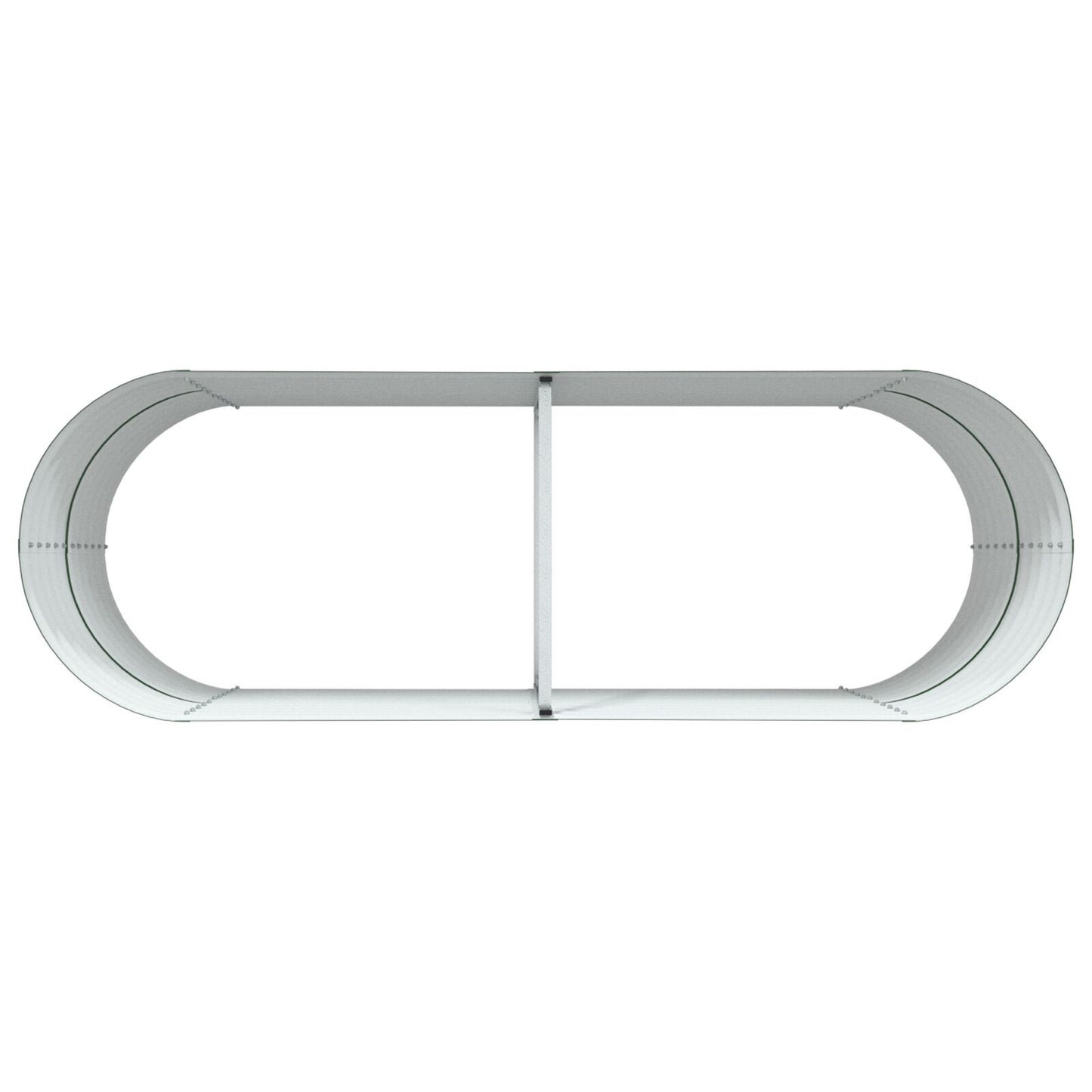 Tuin Verhoogd Bed Gegalvaniseerd Staal 240 x 80 x 81 cm Groen