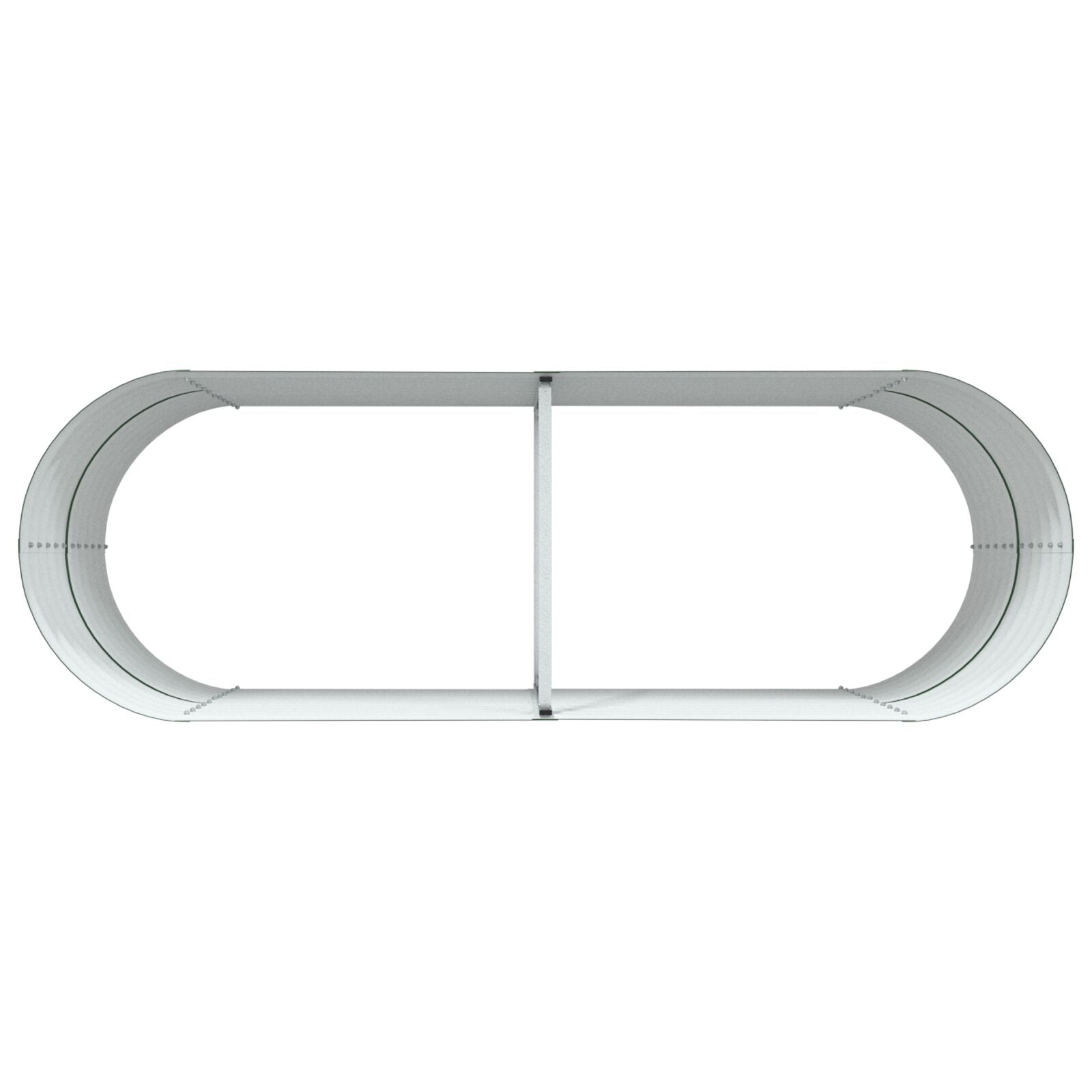 Tuin Verhoogd Bed Gegalvaniseerd Staal 240 x 80 x 81 cm Groen