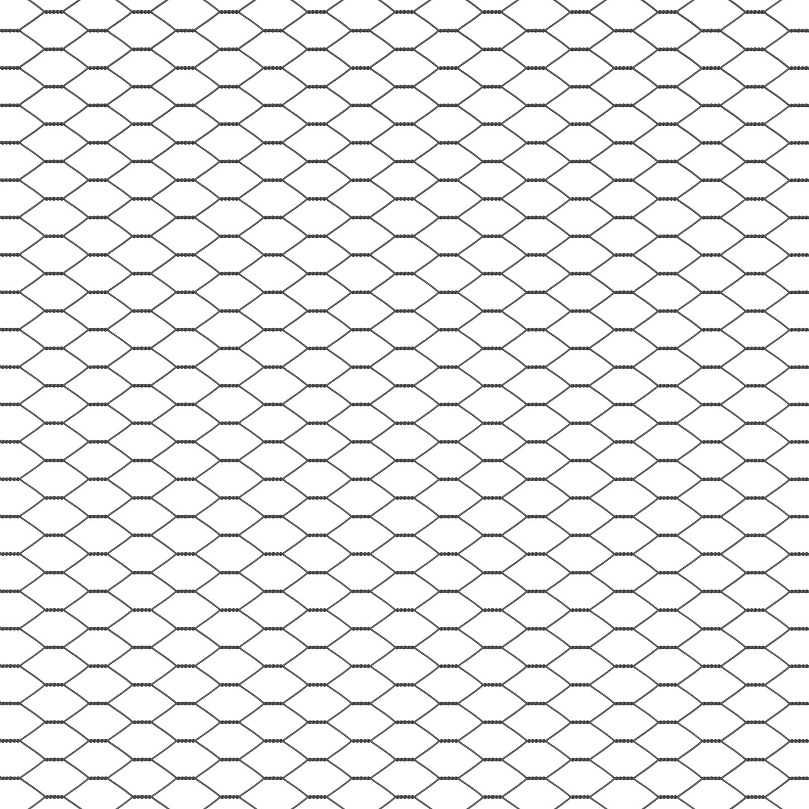 Hexagonhekje 1.4X50 M Staal Grijs 50 x 1.4 m 13 mm