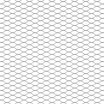 Hexagonhekje 1.4X50 M Staal Grijs 50 x 1.4 m 13 mm