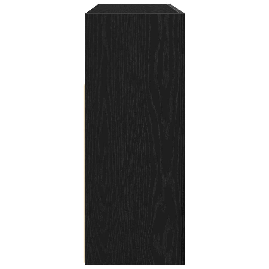 Dressoir Gefabriceerd Hout 116 X 30 X 75 Cm Zwart eiken