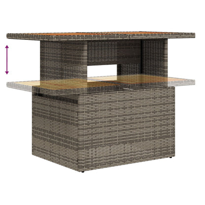 Tuin Sofa Set Set Van 6 Grijs