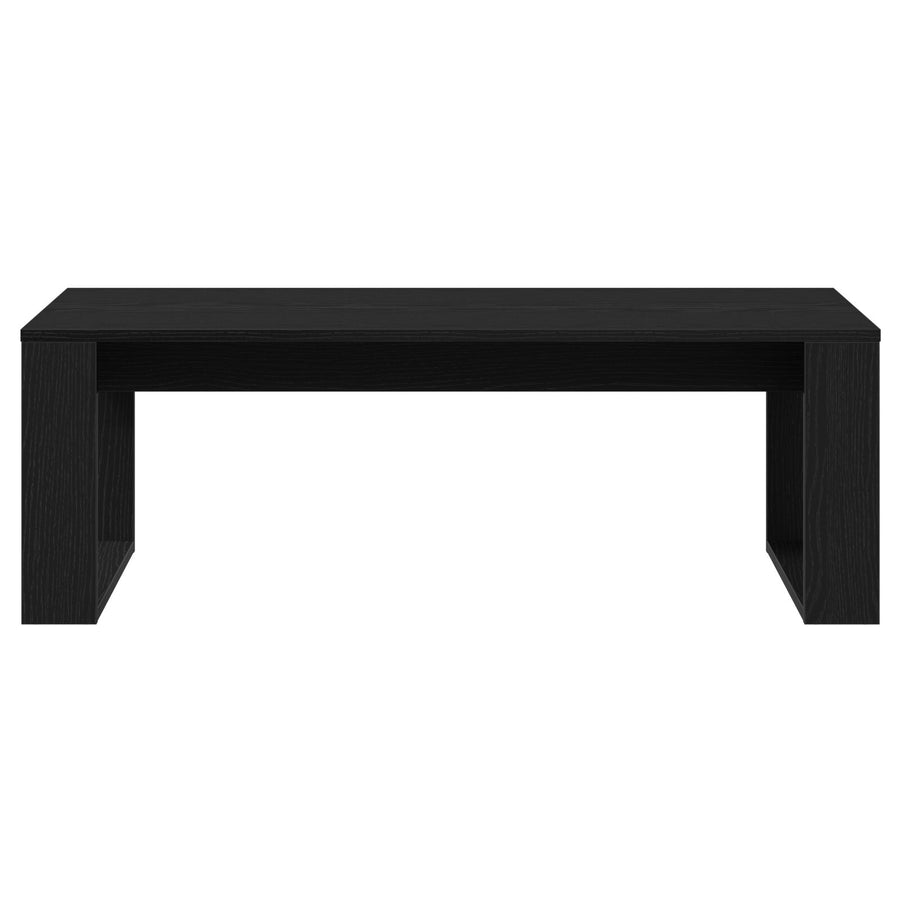 Salontafel Zwart Eiken 102X50X35 Cm Geengineerd Hout