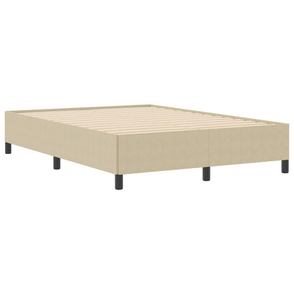 Bedframe Katoenen Stof Lichtgroen Grijs 160 x 200 cm