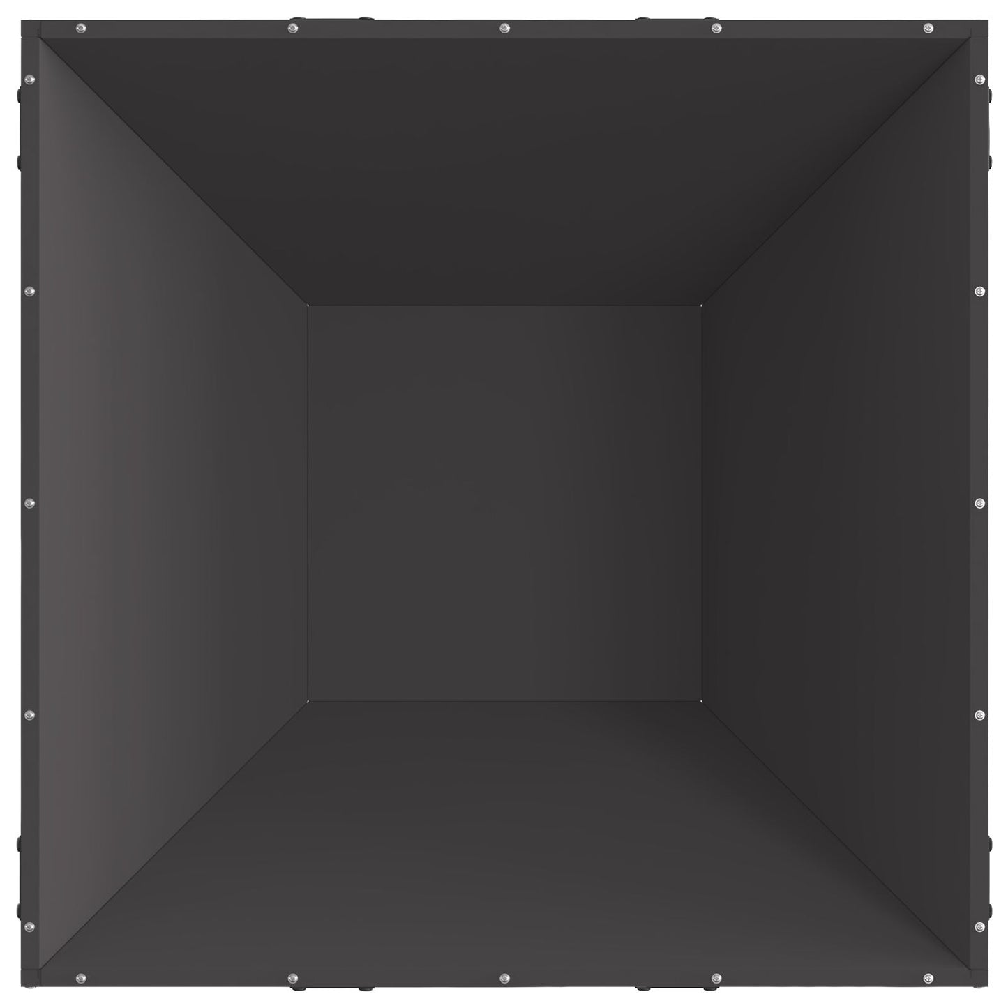 Vuurplaats Vierkant Zwart 80X80X40 Cm Staal