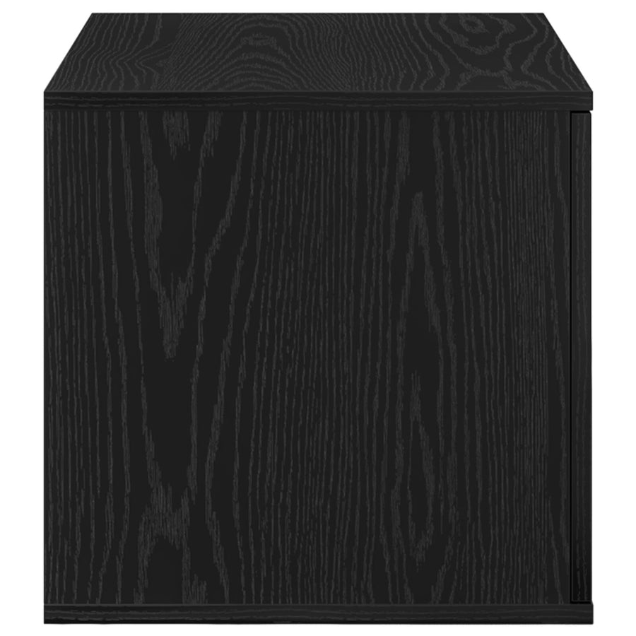 Opslagschuurkast Zwart Gelaagd Hout Zwart eiken 108 x 41 x 40 cm