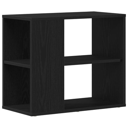 Dressoir Zwart Eik 60X30X50 Cm Bewerkt Hout