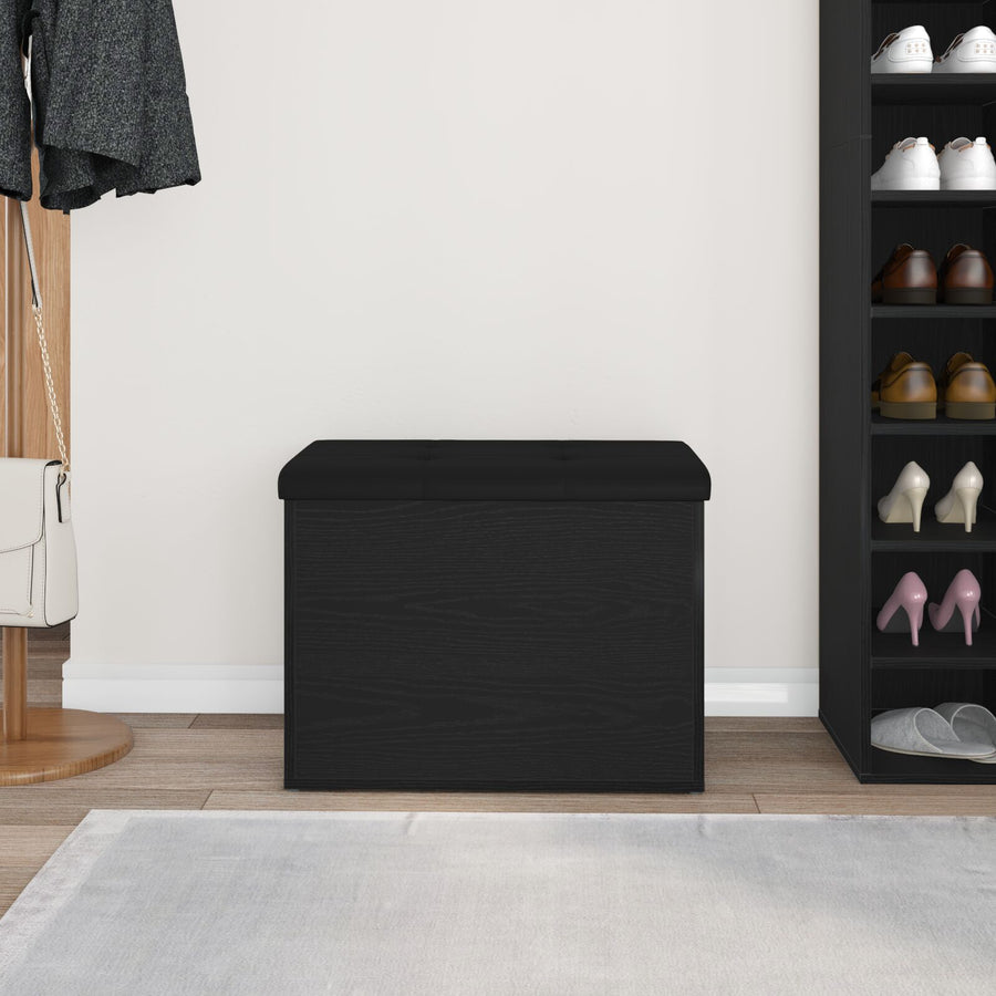 Opslagbank 60X40X45 Cm Houtmateriaal Zwart eiken 62 x 42 x 45 cm