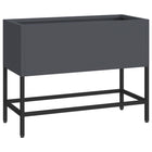 Raised Garden Planter Anthracite 60 x 26 x 45 cm Steel