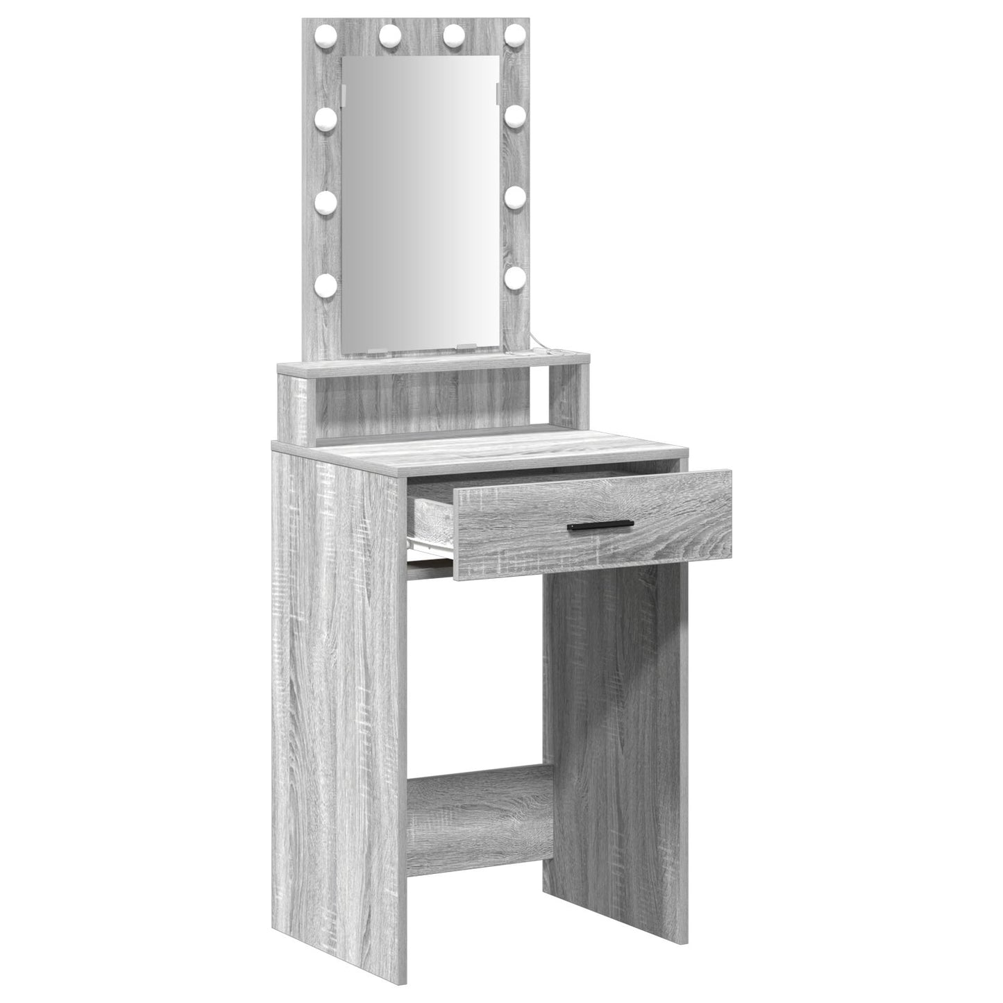 Kaptafel Met Led-Verlichting Grijs sonoma 50 x 41 x 140 cm