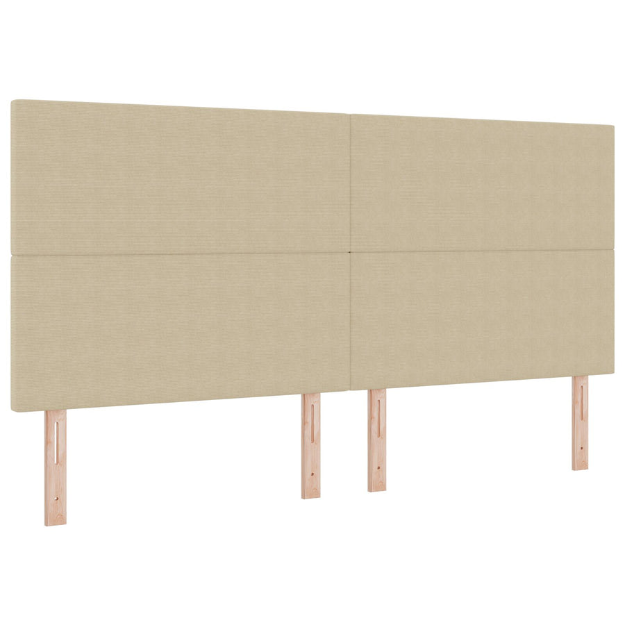 Hoofdbord Eenvoudig Ontwerp Licht Groen Grijs Corduroy Stof Lichtgroen Grijs 200 cm Hoog hoofdbord