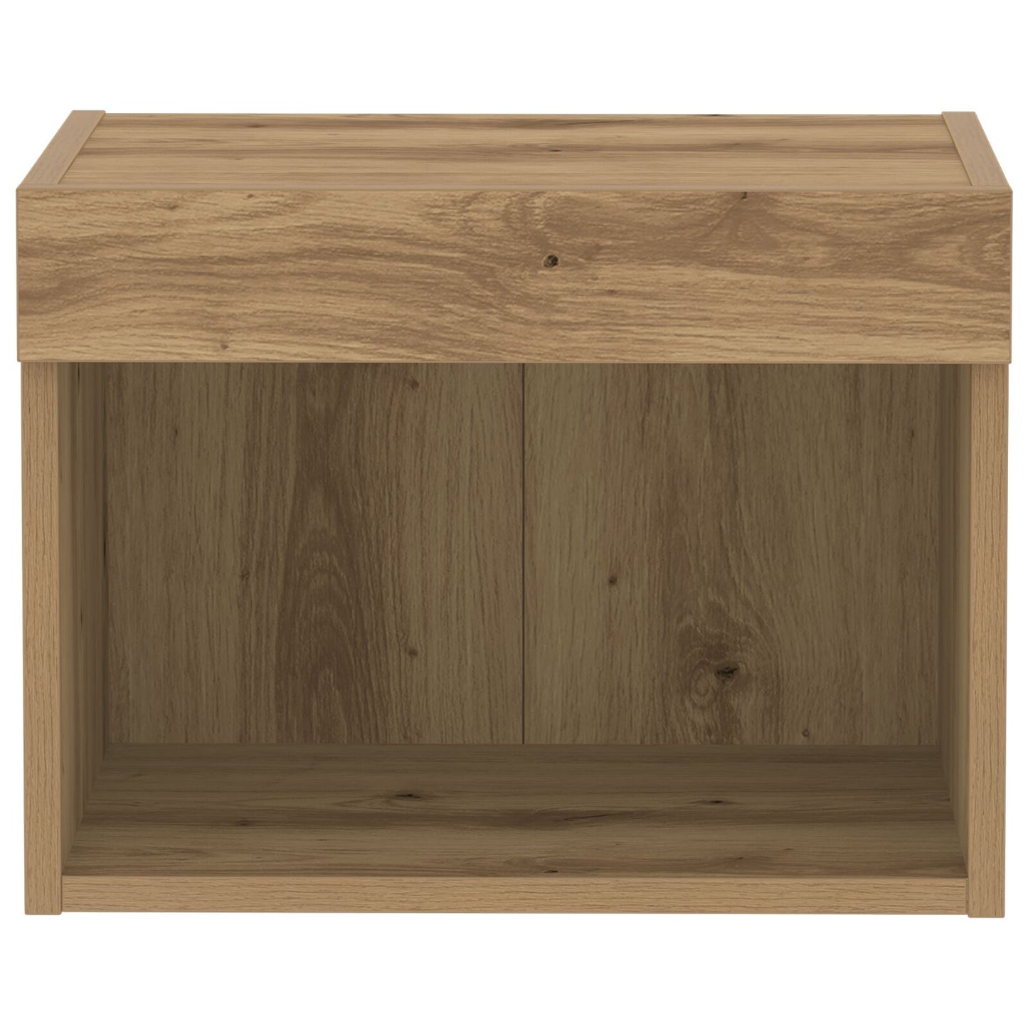 Wandkast Met Led-Verlichting Artisan Eiken 40X30X30 Cm