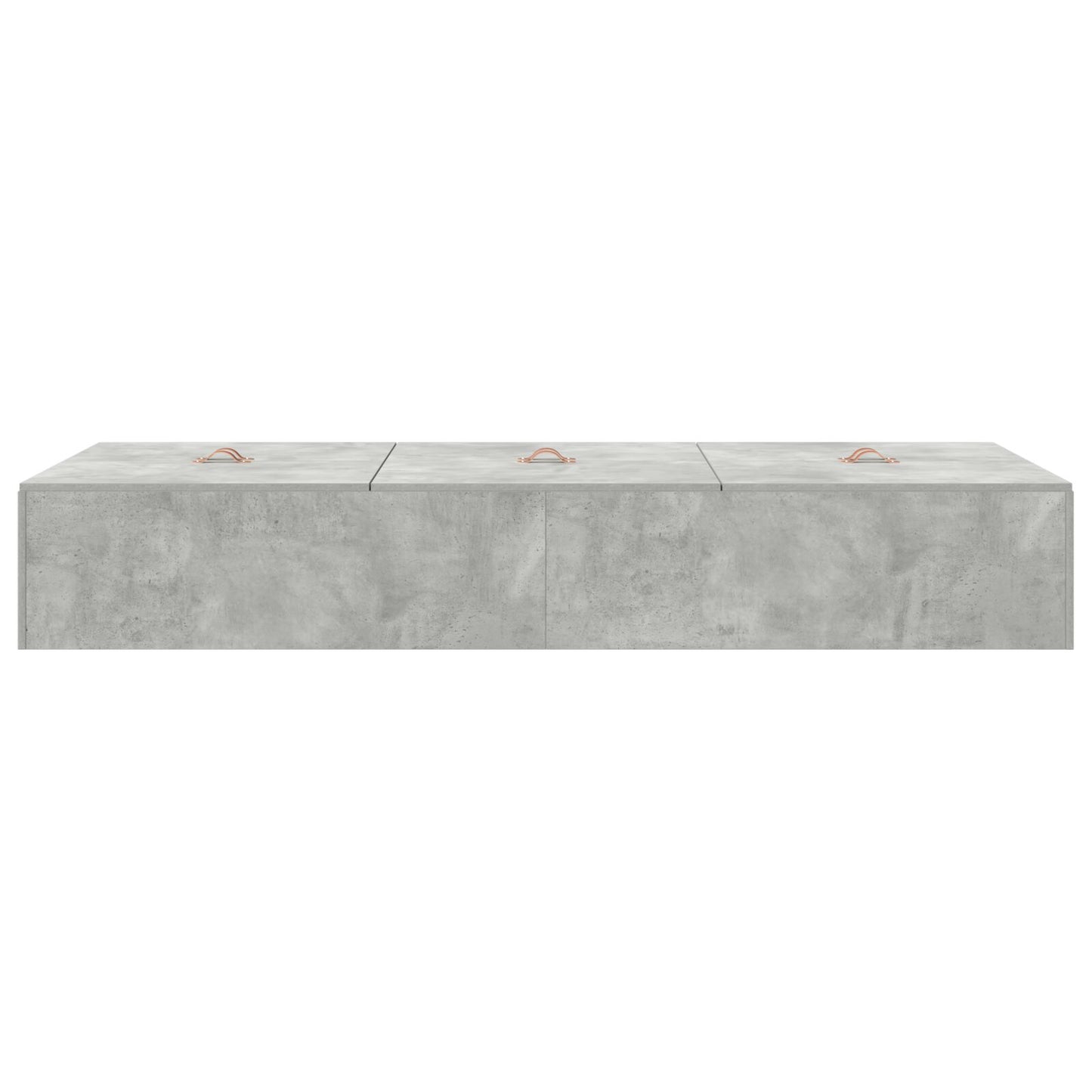 Bedframe Beton Eenpersoons Duurzaam Beton Grijs 80 x 200 cm