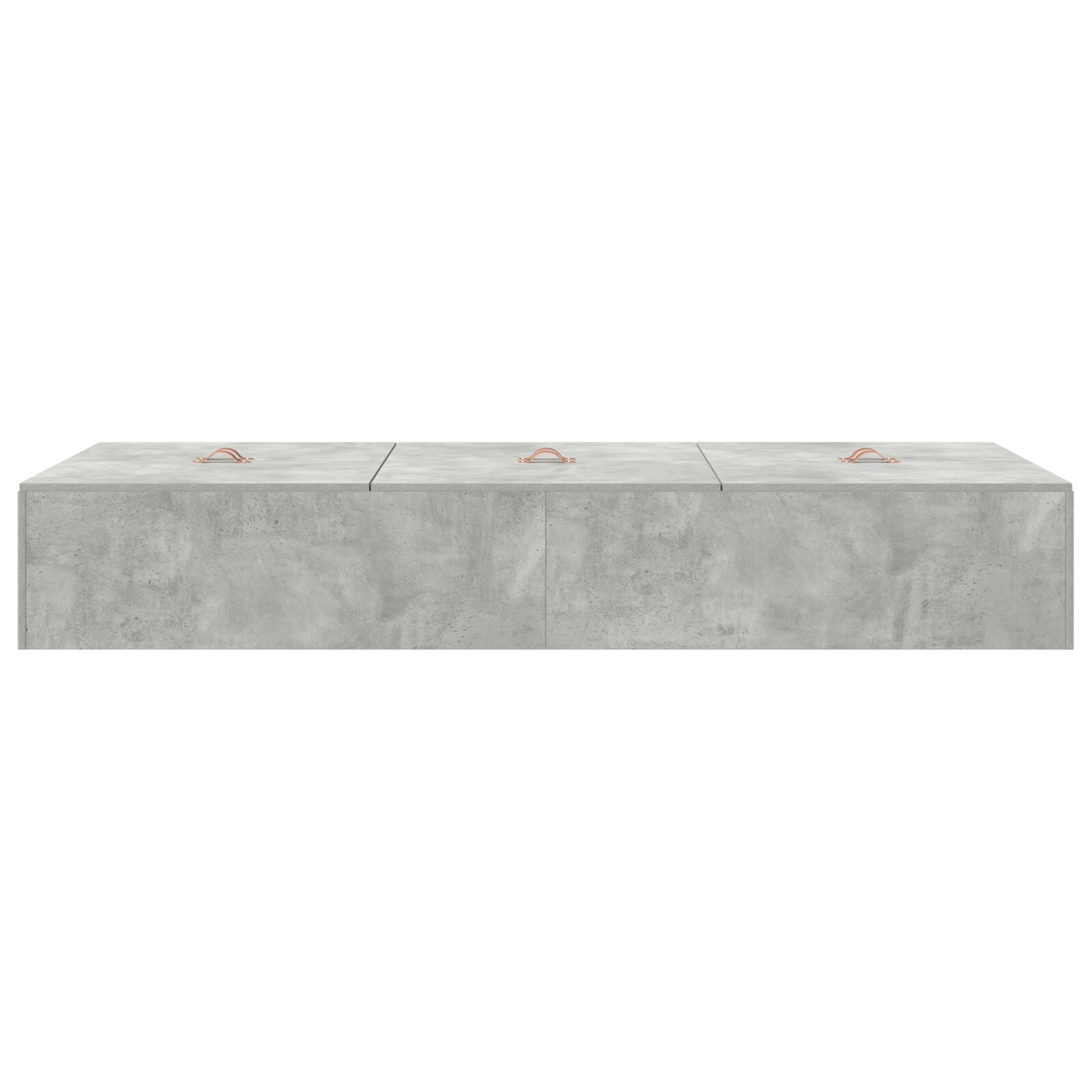 Bedframe Beton Eenpersoons Duurzaam Beton Grijs 80 x 200 cm