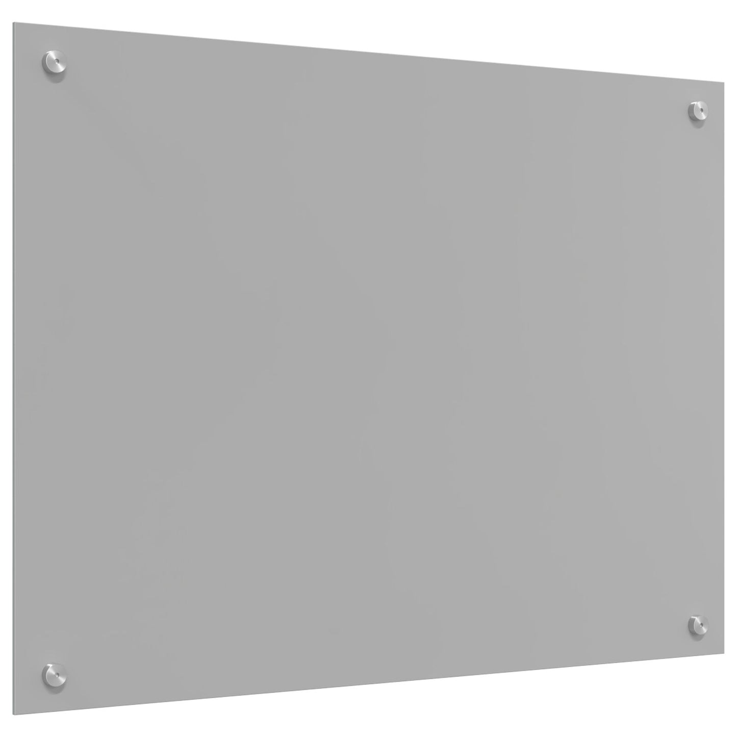 Keuken Achterwand 80X60X0,6 Cm Gehard Glas Lichtgrijs 80 x 60 cm