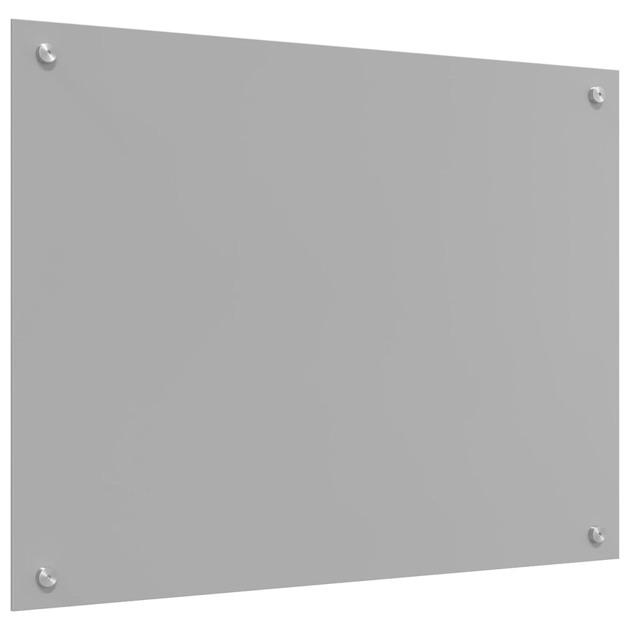 Keuken Achterwand 80X60X0,6 Cm Gehard Glas Lichtgrijs 80 x 60 cm