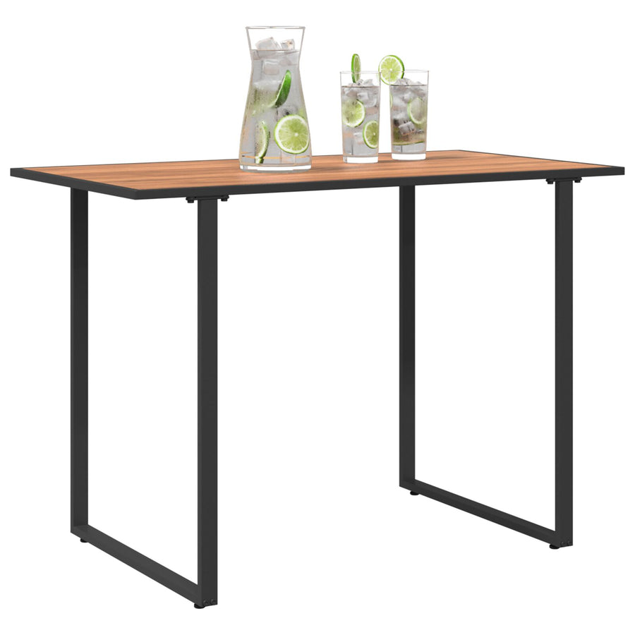 Tuin Tafel 100X55X70 Cm Dpc En Staal Bruin