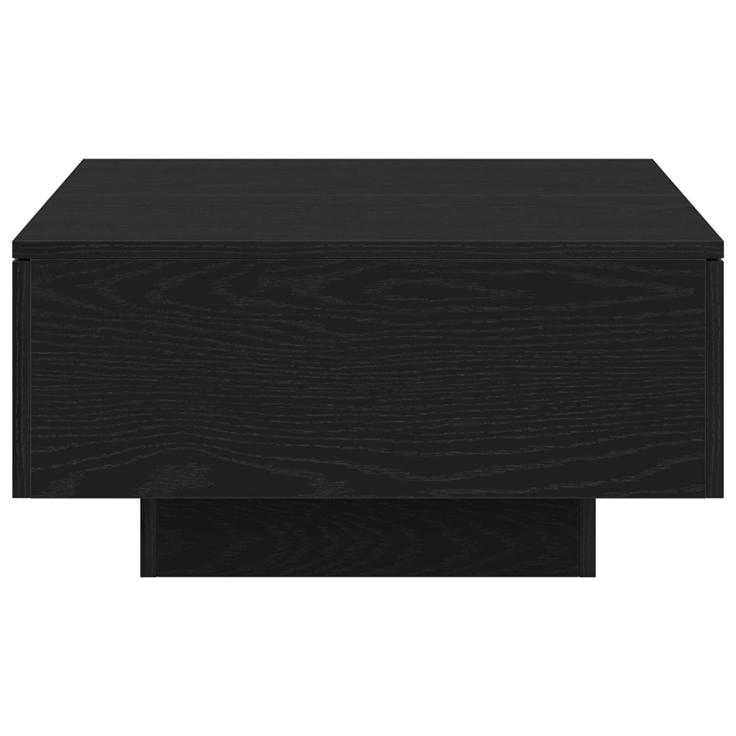 Salontafel Zwart Eiken 90X60X31 Cm Gelaagd Hout