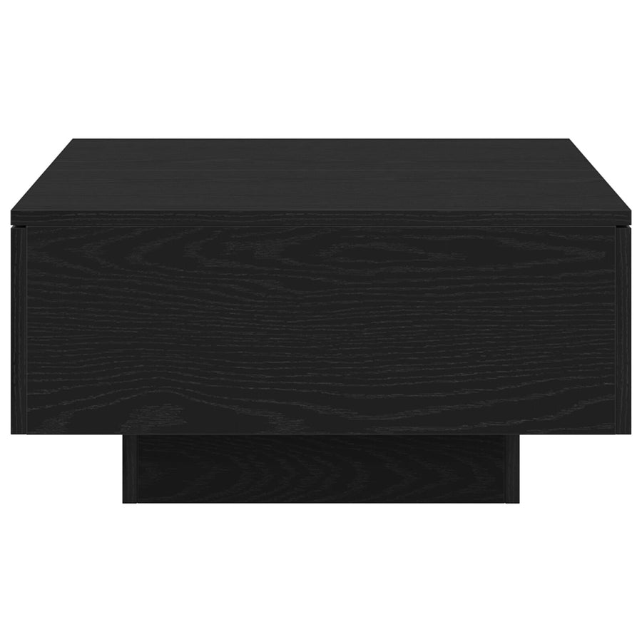 Salontafel Zwart Eiken 90X60X31 Cm Gelaagd Hout