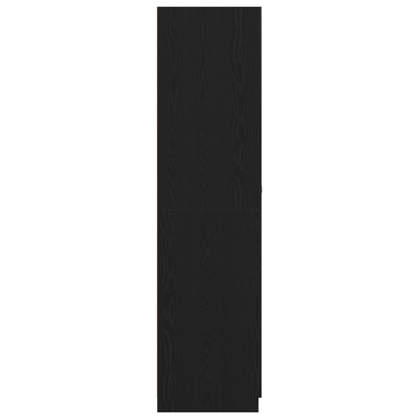Kledingkast Zwart Eiken 90X52X200 Cm Behandeld Hout