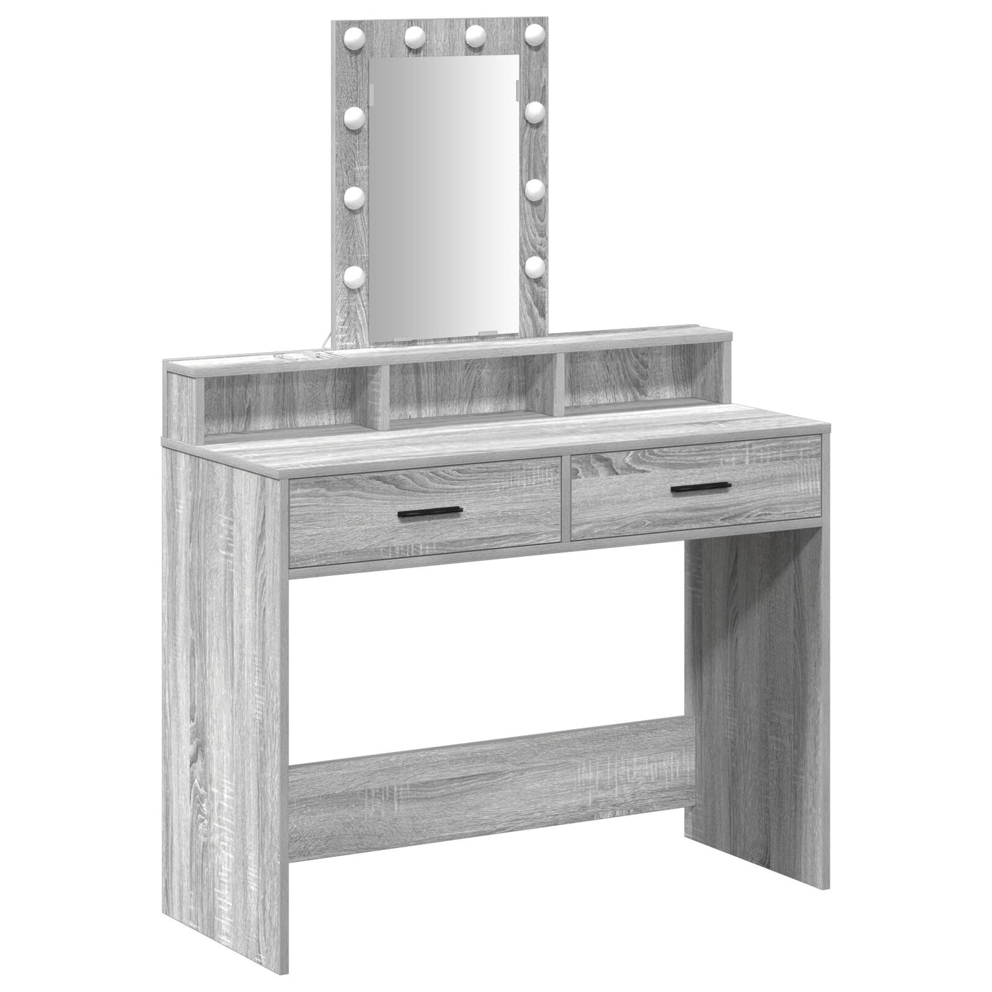Kaptafel Met Led-Verlichting Grijs sonoma 100 x 41 x 140 cm
