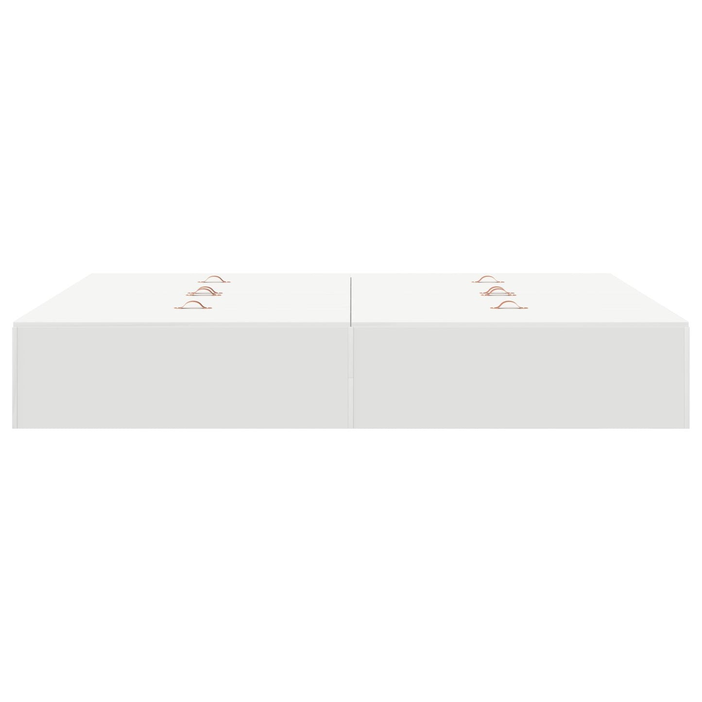 Opbergbedframe Wit 135 x 190 cm