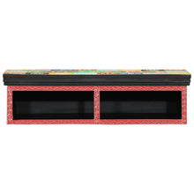 Tv-Meubel Muurgemonteerd Meerkleurig Geengineerd Hout 80 x 30 x 22 cm