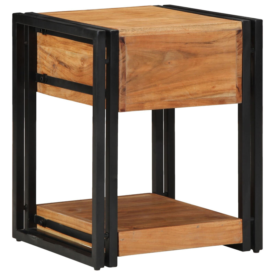 Nachtkast 1 40 x 40 x 50 cm Massief acaciahout