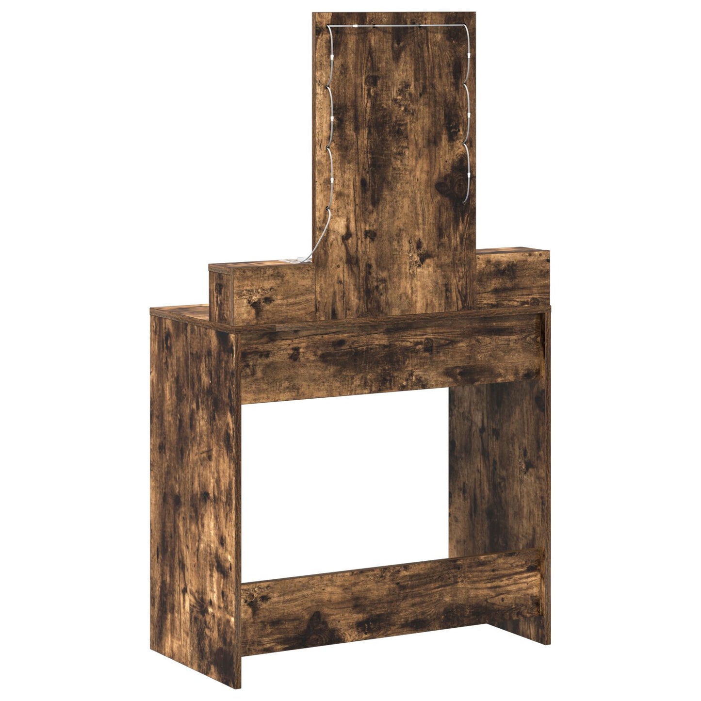 Kaptafel Met Led Verlichting - Gerookt Eiken Gerookte eiken 79 x 41 x 140 cm