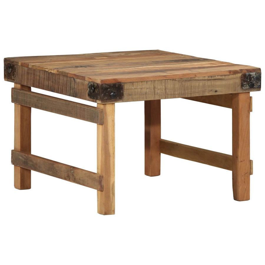 Salontafel Massief Hout Gerecycled 55 x 60 x 40 cm