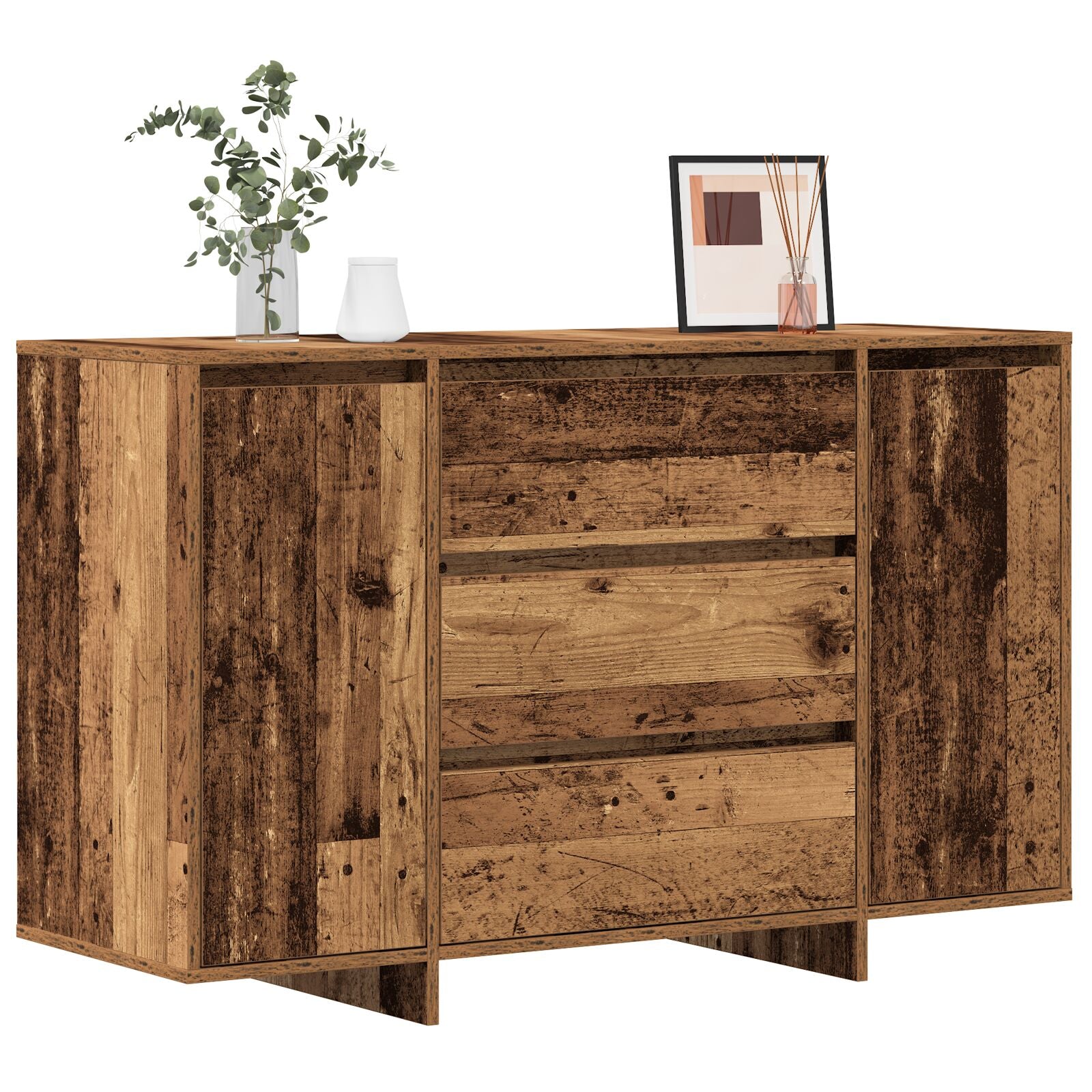 Dressoir Oude Hout Massief Gerecycled Hout Rustiek Dressoir