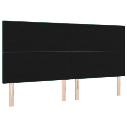 Hoofdbord Button Tufted Fluweel Donkergroen 200 cm Hoog hoofdbord