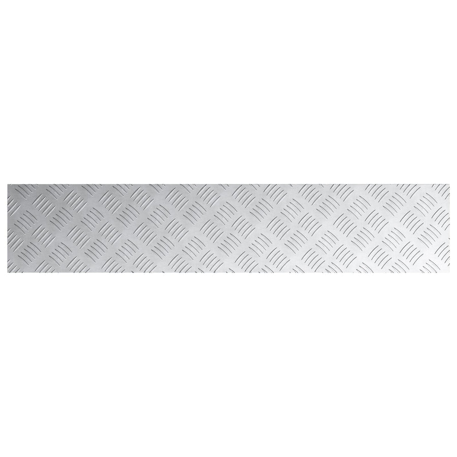 Aluminium Ruitplaten 4 Stuks Anti-Slip 100X20 Cm 100 x 20 x 0.2 cm Rechthoekig
