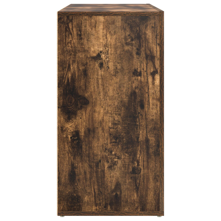 Dressoir Bewerkt Hout 120 X 36 X 69 Cm Dressoir