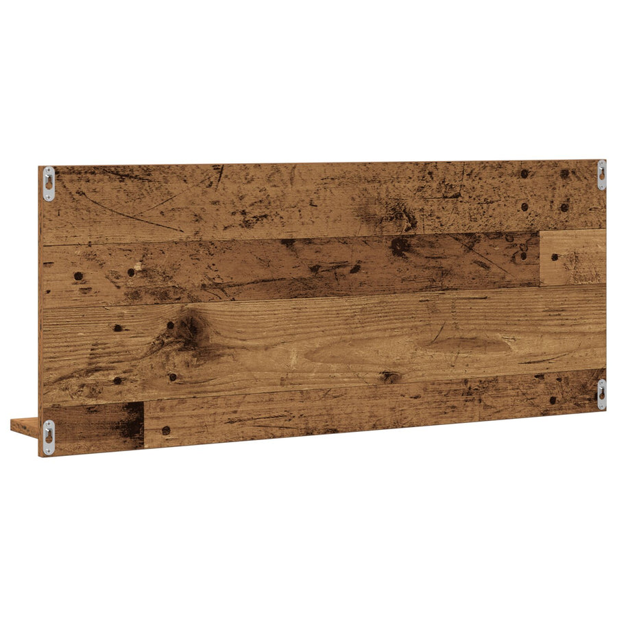 Badkamerspiegel Oude Hout 90X10,5X37 Cm Van Gefabriceerd Hout