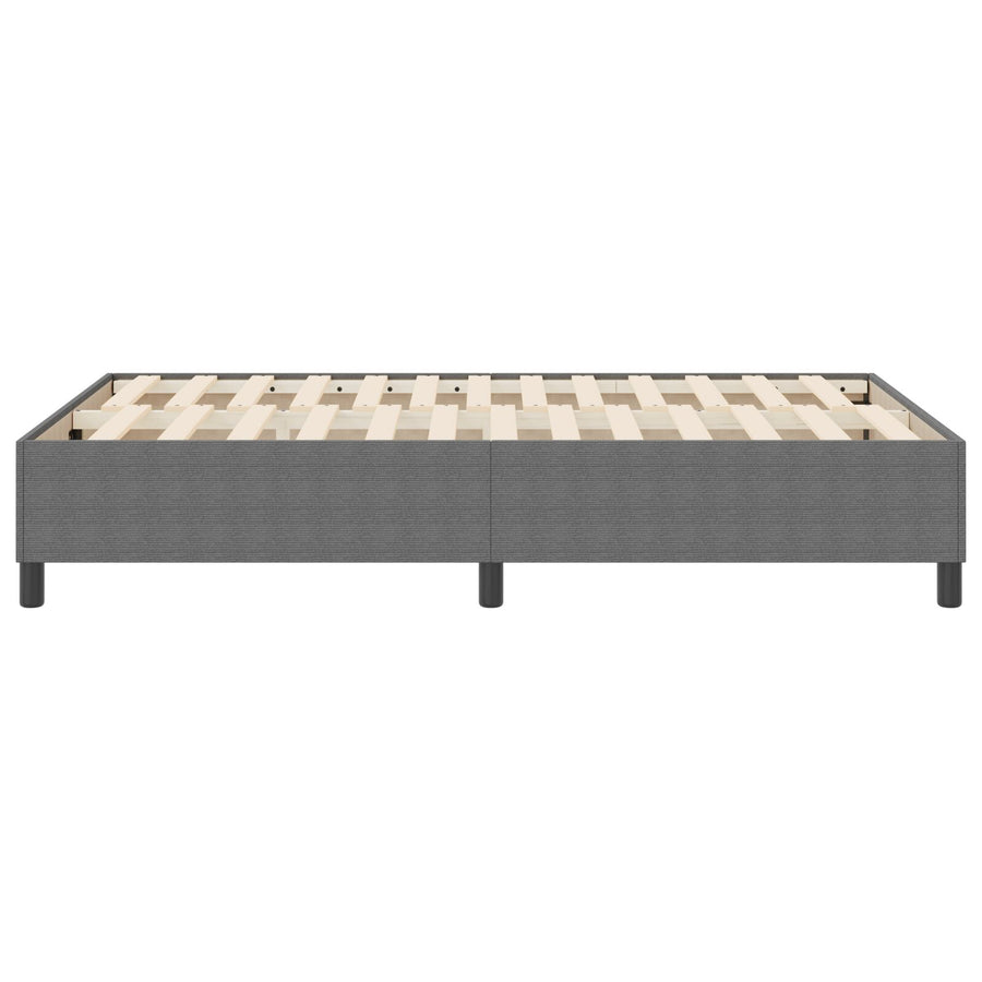 Boxspringbed Klein Dubbel Katoen Lichtgrijs 120 x 190 cm
